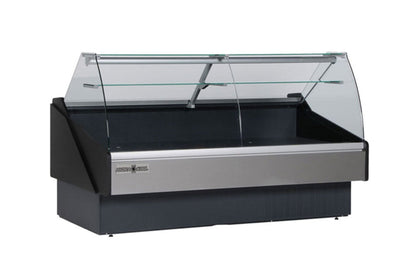Hydra-Kool  | 60" Wide Self Contained Curved Glass Packaged Meat Deli Display Case - KPM-CG-60-S