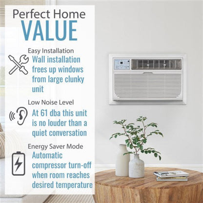 Keystone - 14, 000 BTU Through the Wall Heat/Cool, R32  -  KSTAT14-2HD