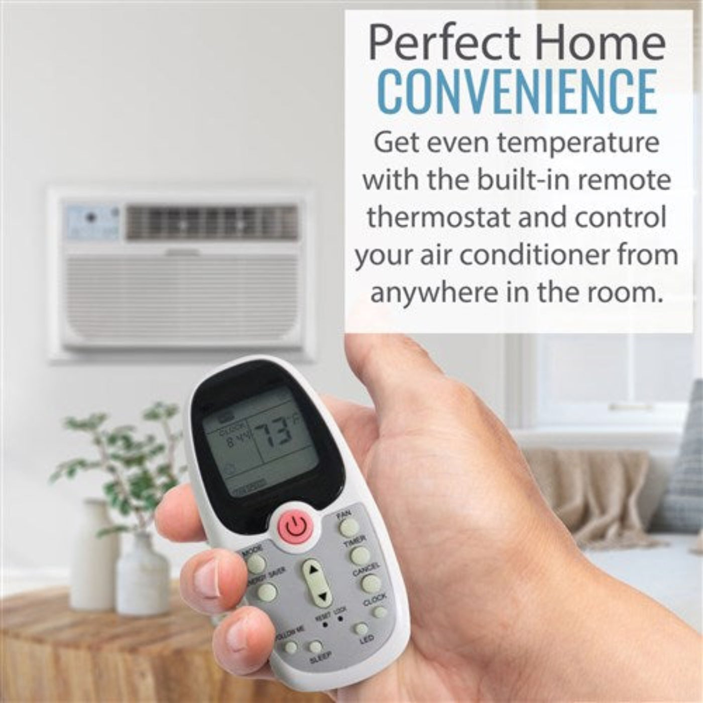 Keystone - 10000 BTU Through the Wall Air Conditioner, EStar, R32  -  KSTAT10-1D