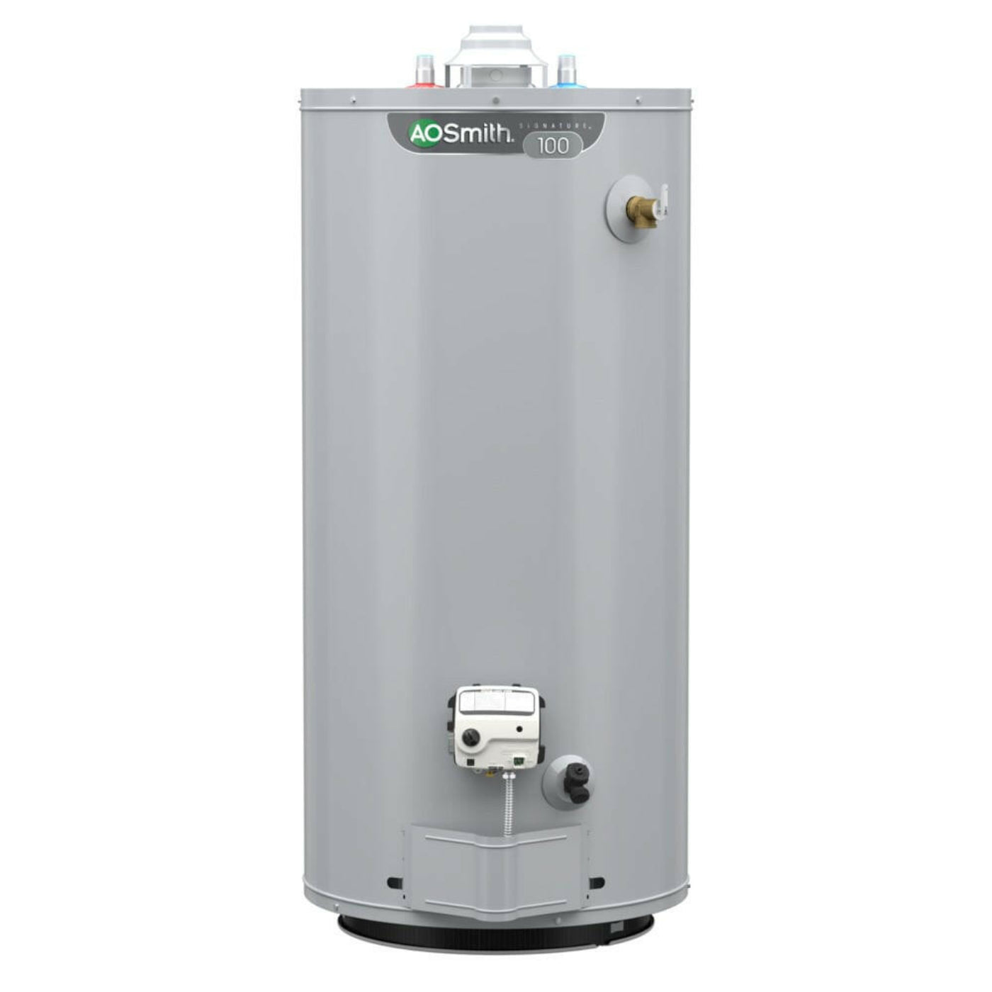 A.O. Smith  Signature 100 30-Gallon Short 6-year Limited 32000-BTU Natural Gas Water Heater - G6-S3032NVR