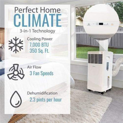 Keystone - 7000 BTU Portable Air Conditioner  -  KSTAP07PHA