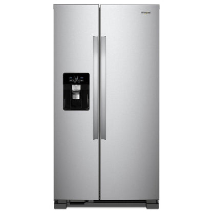 WHIRLPOOL 33-inch Wide Side-by-Side Refrigerator - 21 cu. ft. in Stainless Steel - WRS321SDHZ