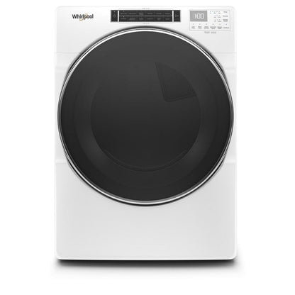 WHIRLPOOL 7.4 cu. ft. Front Load Gas Dryer with Steam Cycles White - WGD8620HW