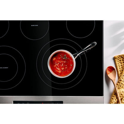 WHIRLPOOL 30-inch Electric Smart Range with Air Cooking Technology White - WSES5030SW