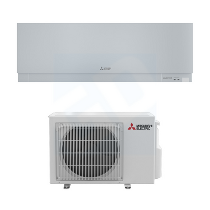 Mitsubishi L 12,000 BTU 21.7 SEER2 Wall Mounted Heat Pump System - R454B -  MSZ-EX12NLS