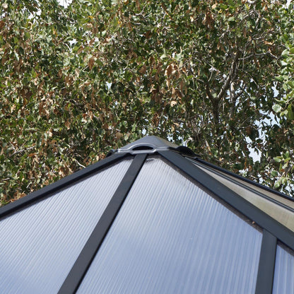 Palram - Canopia | Ledro Enclosed Gazebo - Gray - HG9190