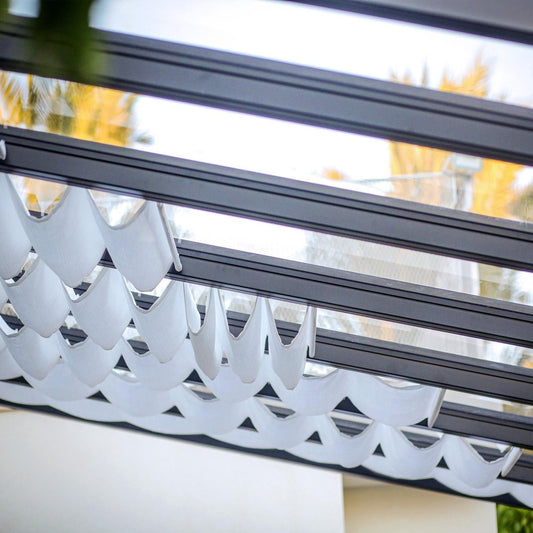 Palram - Canopia | 11x12 ft Stockholm Patio Cover Roof Blinds - HG1091