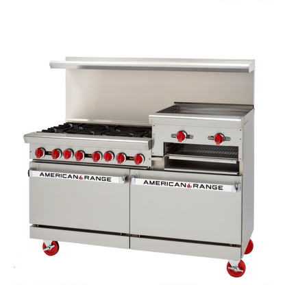 American Range  Gas Ranges - AR-4B-36RG-126L-SBR