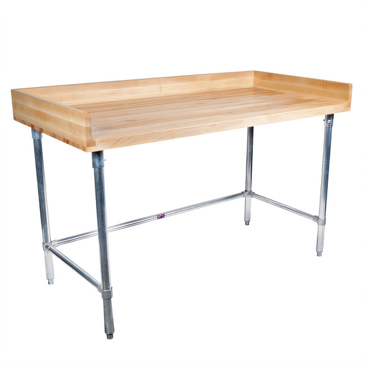 BK Resources MBTSOB-7230 Stainless Steel Prep Tables - MBTSOB-7230