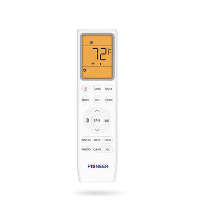 Pioneer Quantum Hyperformance 12,000 BTU 25 SEER2 230V High-Wall Ductless Energy-Star Mini-Split Air Conditioner Inverter Hyper Heat Pump Full Set - WYT012GLSI25RH-10S