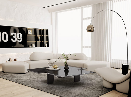 Whiteline Modern Living Amora Coffee Table in Black Color - CT1901